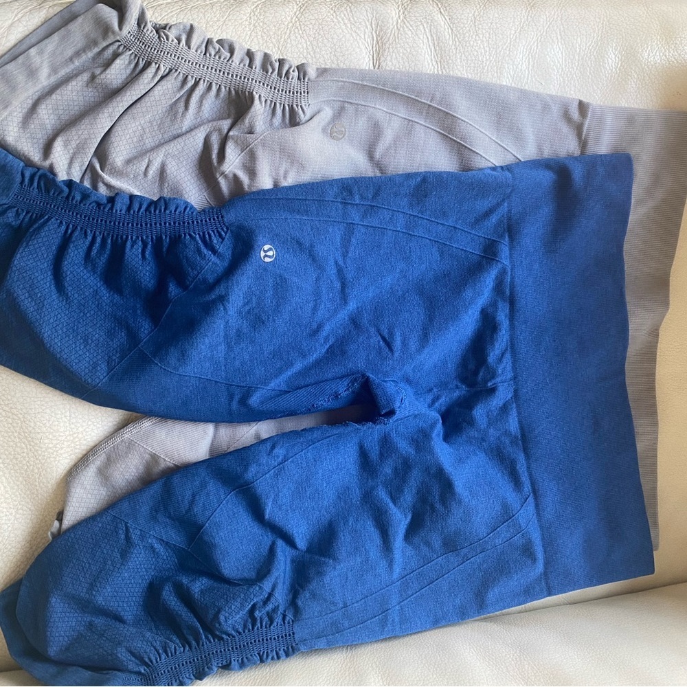 Lululemon Leggings The Flow Scrunch Side Compression Crop Pants Set